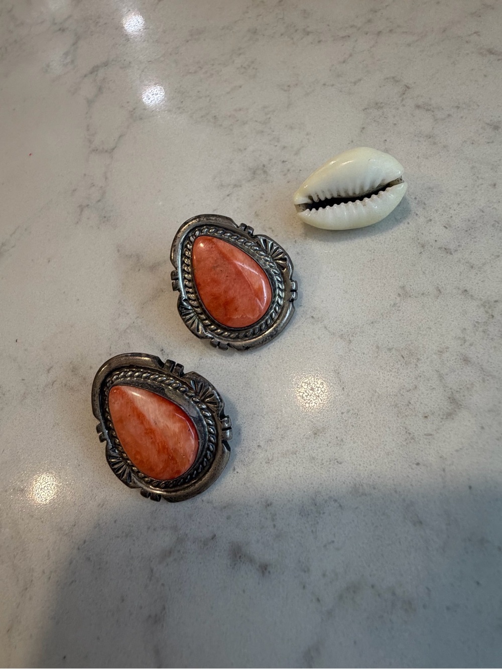 Vintage Jon McCray sterling silver stud earrings